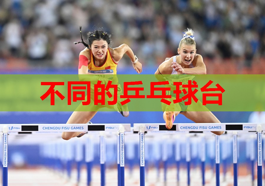 不同的乒乓球台