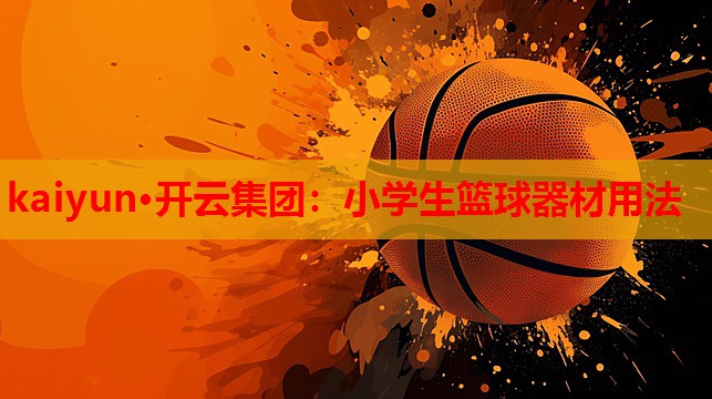 kaiyun·开云集团:小学生篮球器材用法
