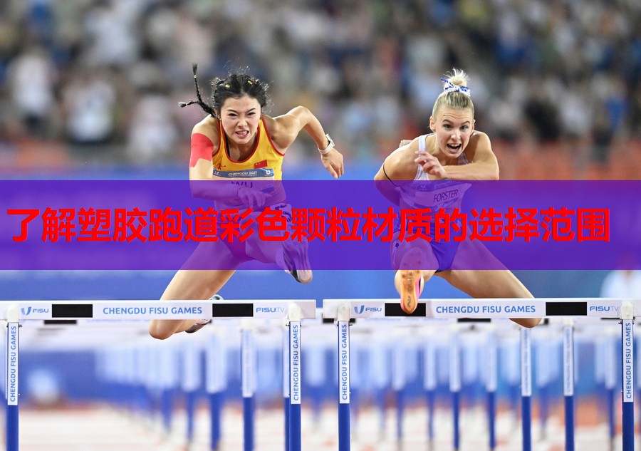 了解塑胶跑道彩色颗粒材质的选择范围