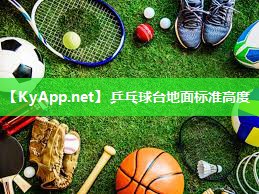 乒乓球台地面标准高度