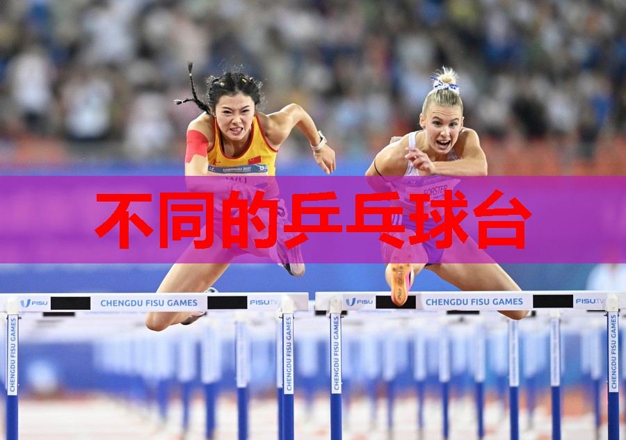 不同的乒乓球台
