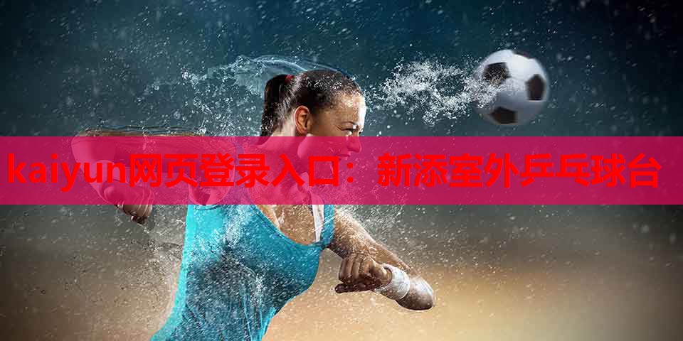 新添室外乒乓球台