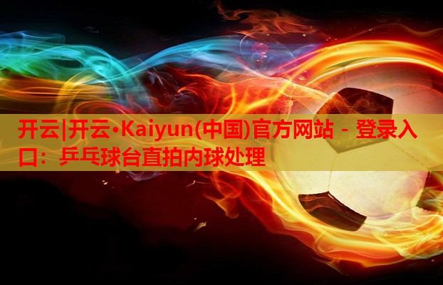 乒乓球台直拍内球处理