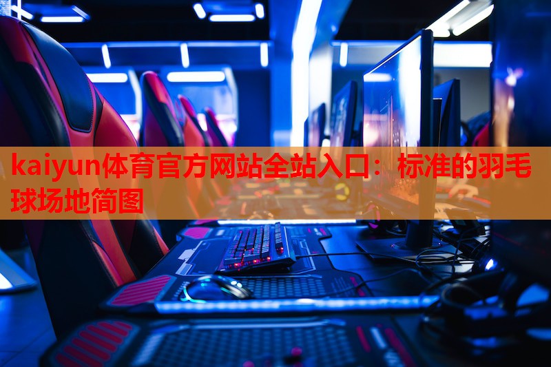 标准的羽毛球场地简图